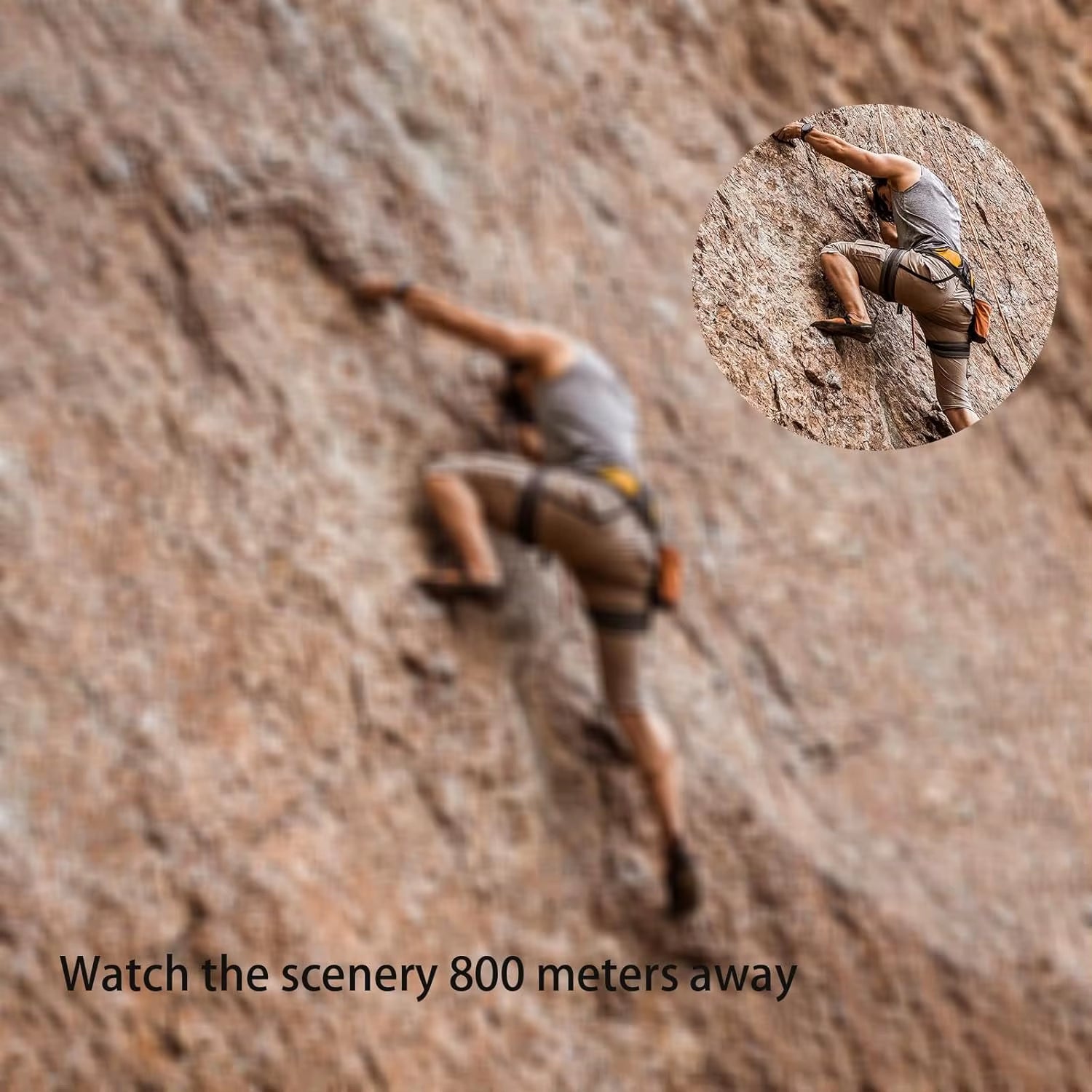 Monocular 80X100 Portable Zoom HD Telescope Long Distance Mini Powerful Telescope for Hunting Sports Outdoor Camping Travel