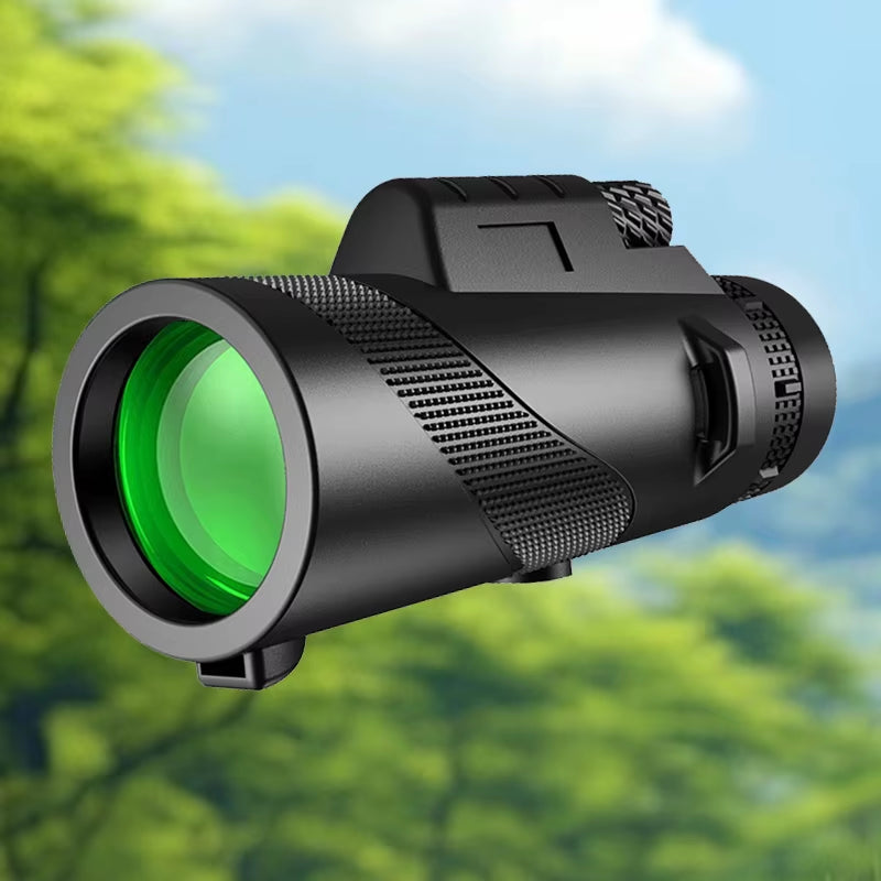 Monocular 80X100 Portable Zoom HD Telescope Long Distance Mini Powerful Telescope for Hunting Sports Outdoor Camping Travel